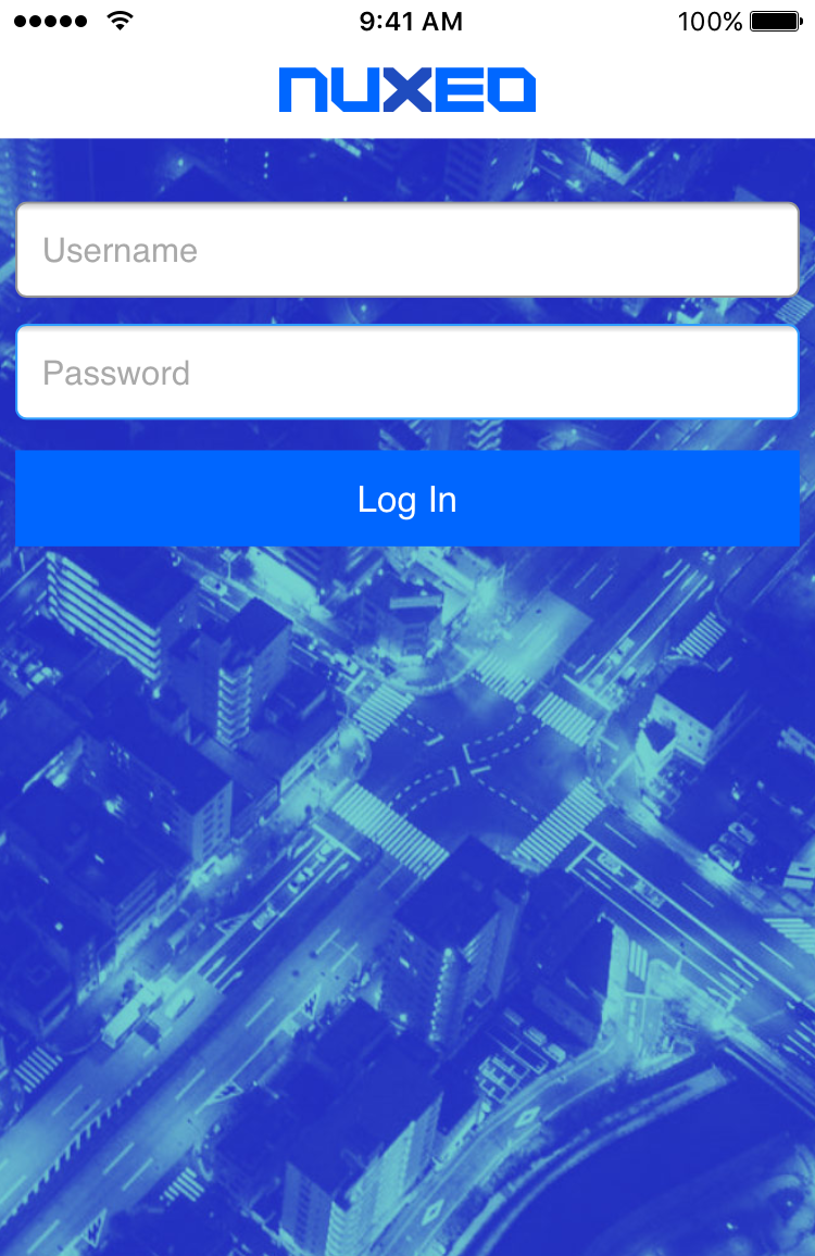 Mobile Login Page