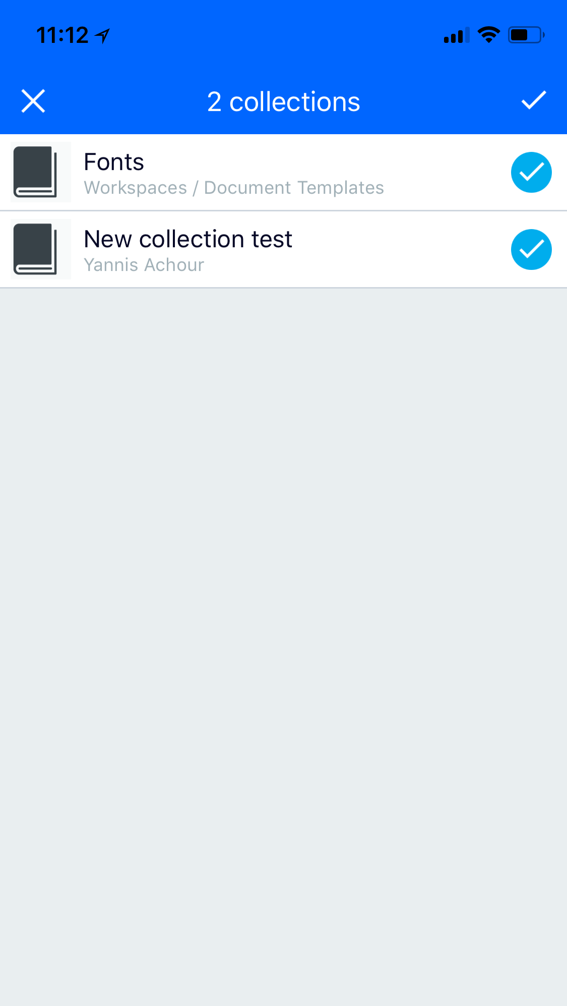 Mobile Collections Added