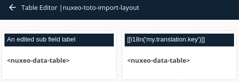 Table Editor Layout Complex Multivalued